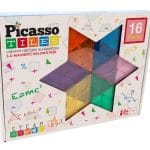 Picasso Tiles Magnetic Tiles 16-delar