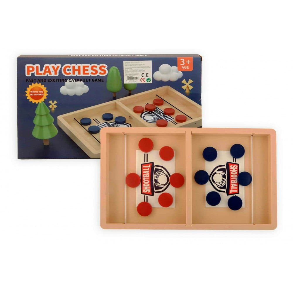 Sling Puck Brädspel | Bordshockey Shootball Katapultspel – Perfekt Familjespel och Sällskapsspel för Alla Åldrar