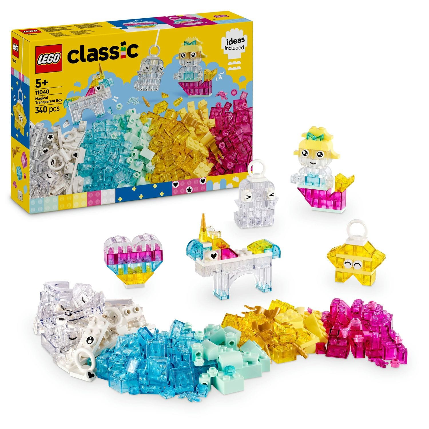 LEGO® Classic Magisk genomskinlig låda 11040
