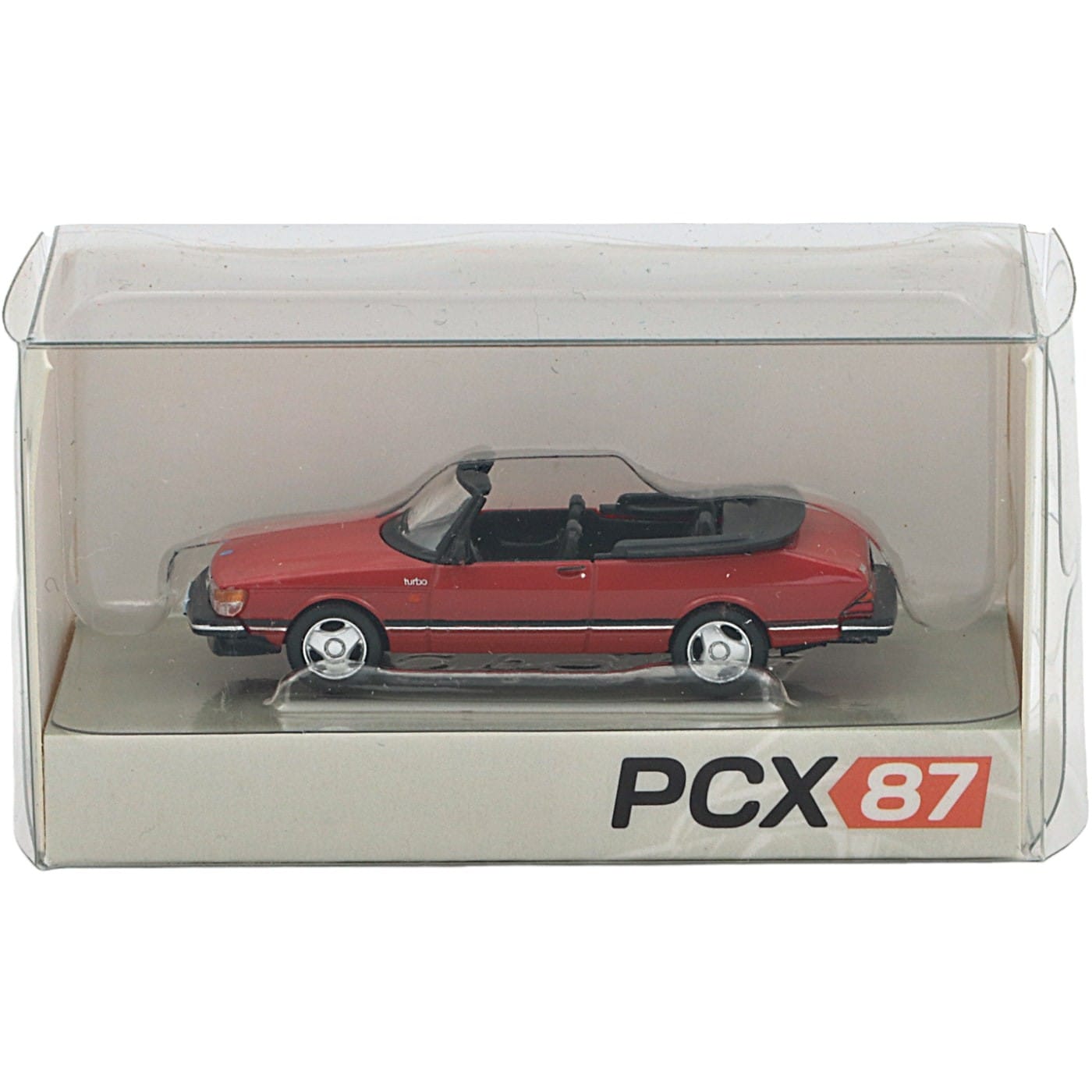Saab 900 Convertible - Röd - 1986 - PCX87 - 1:87