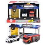 Dickie Toys Räddningsstation med utryckningsfordon SE