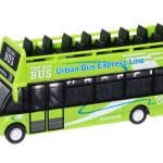 Grön leksaksbuss 14 cm