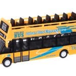 Gul leksaksbuss 14 cm