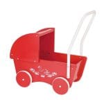 KREA Dockvagn i trä Röd