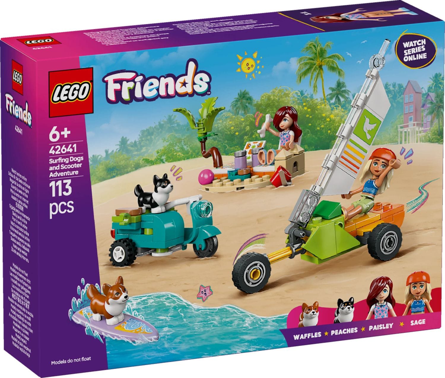 LEGO® Friends Äventyr med surfhundar och vespa 42641