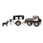 Magni hästtransport leksaksbil i trä