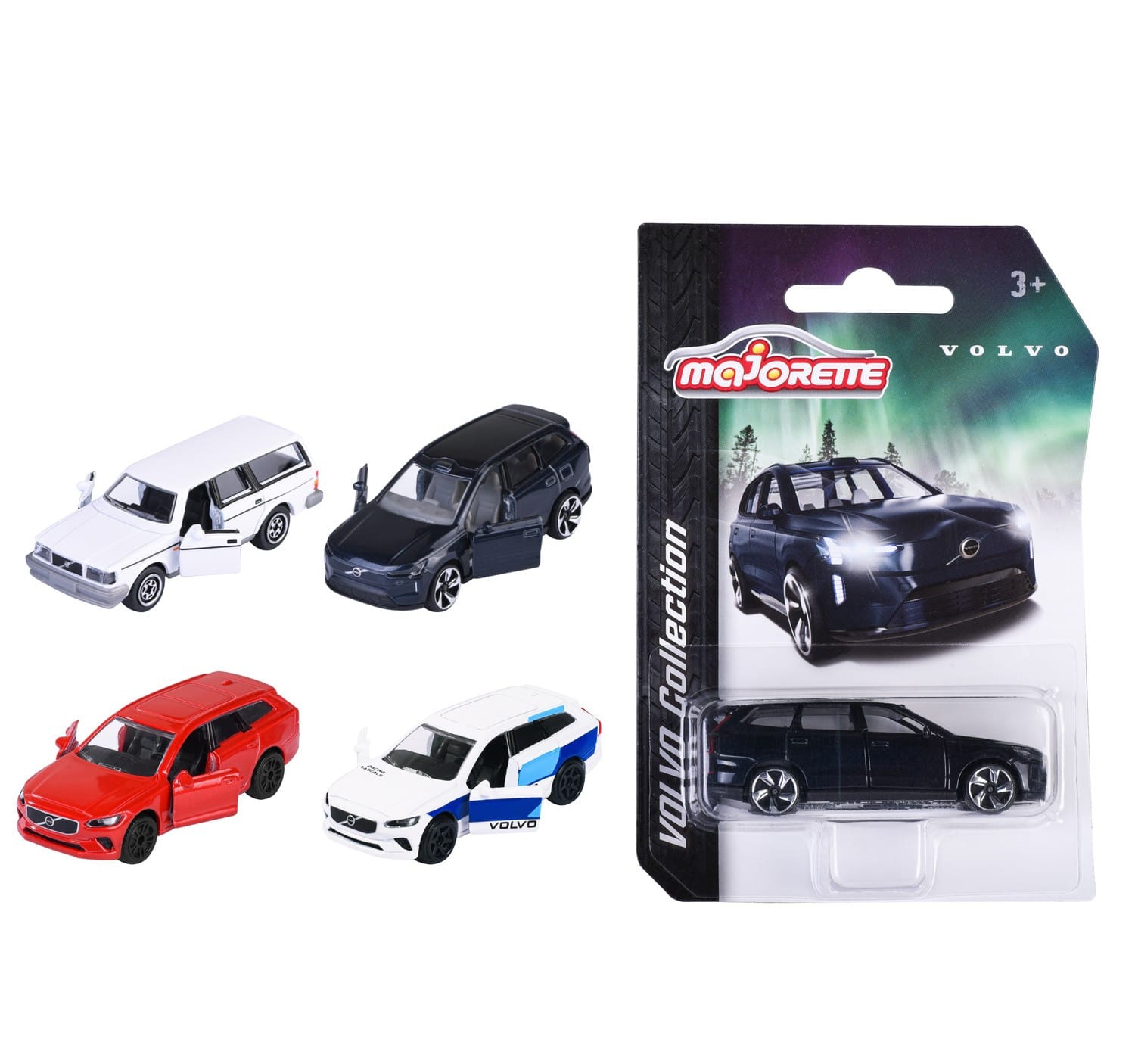 Majorette Volvo Bil 1-pack : Model - V90 Vit
