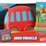 Röd Leksaksbuss 10 cm