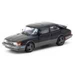 Saab 900 Turbo - Svart - Tarmac Works - 1:64