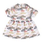 Skrållan dockkläder klänning moln 45 cm