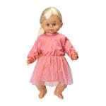 Skrållan taldocka ljust hår 45 cm