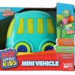 Turkos Leksaksbuss 10 cm