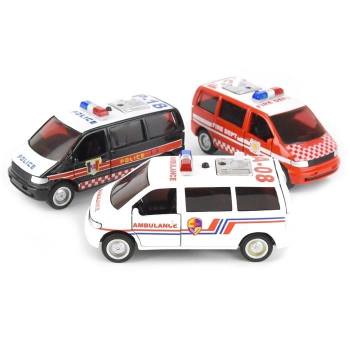 Utryckningsfordon med ljud och ljus : Model - Polis