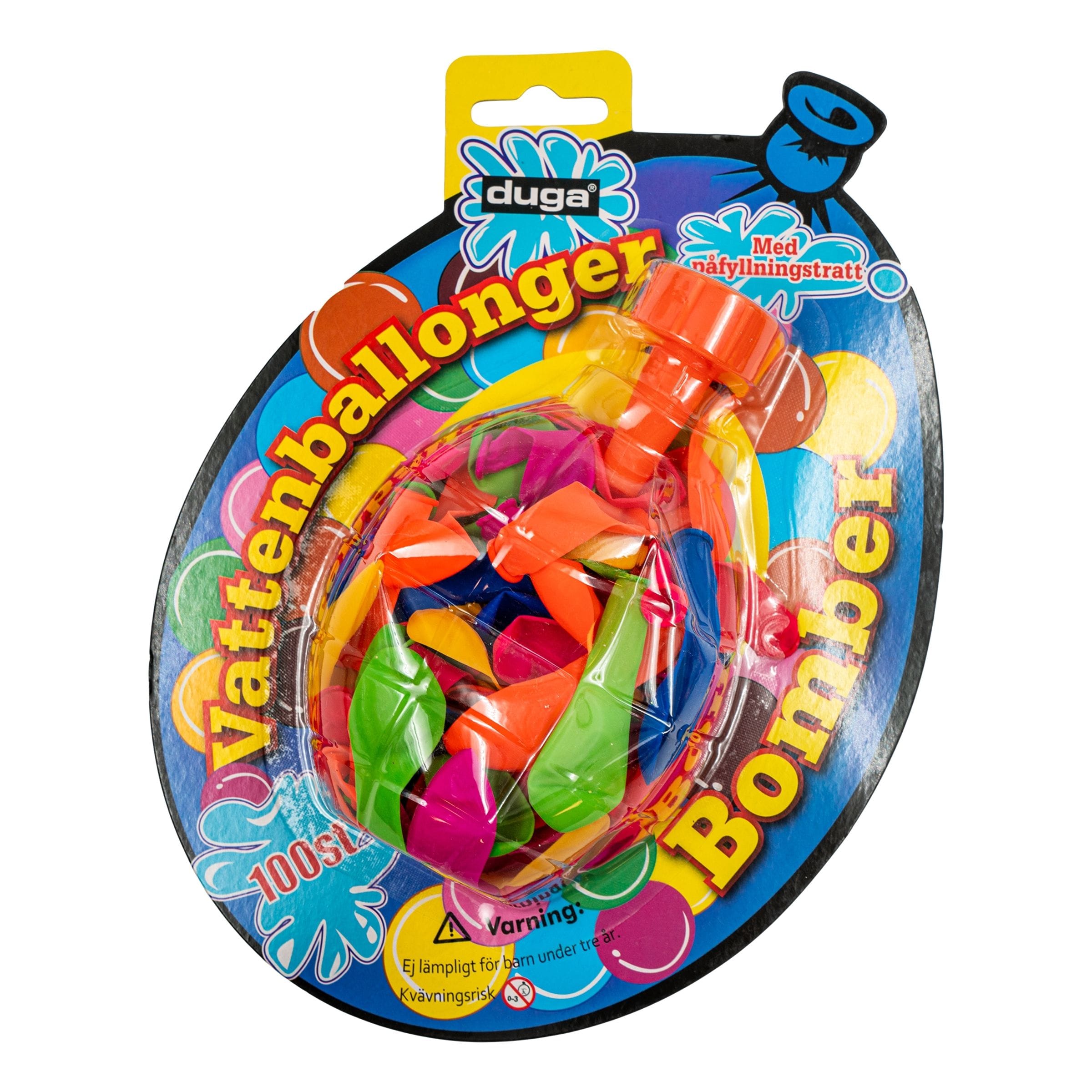 Vattenballonger med Påfyllningstratt - 100-pack