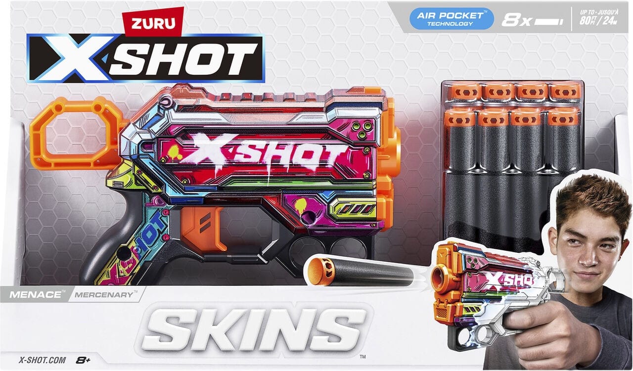 X-shot Skins Menace Blaster Mercenary
