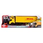 Dickie Toys DHL Lastbil med gaffeltruck