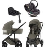 Britax Smile 5Z duovagn + BeSafe Go Beyond Babyskydd + isofixbas
