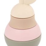 Carlobaby stapelleksak päron i silikon, 5 delar