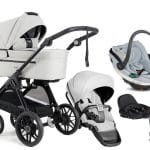 Emmaljunga Sento Pro duovagn Urban Ergo + BeSafe Go Beyond babyskydd + bas