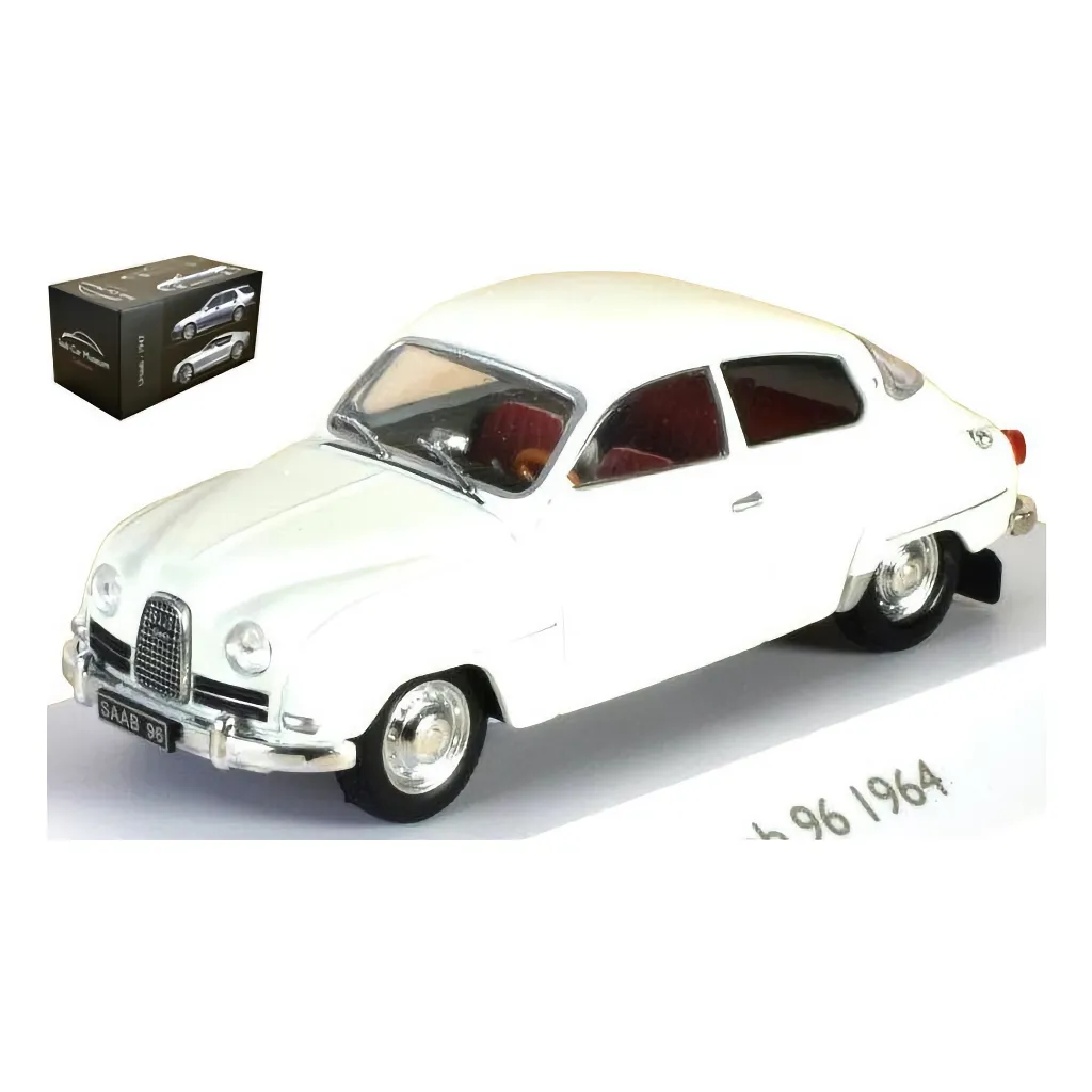 Saab 96 1964 - Vit - Saab Car Museum - Atlas Edition - 1:43