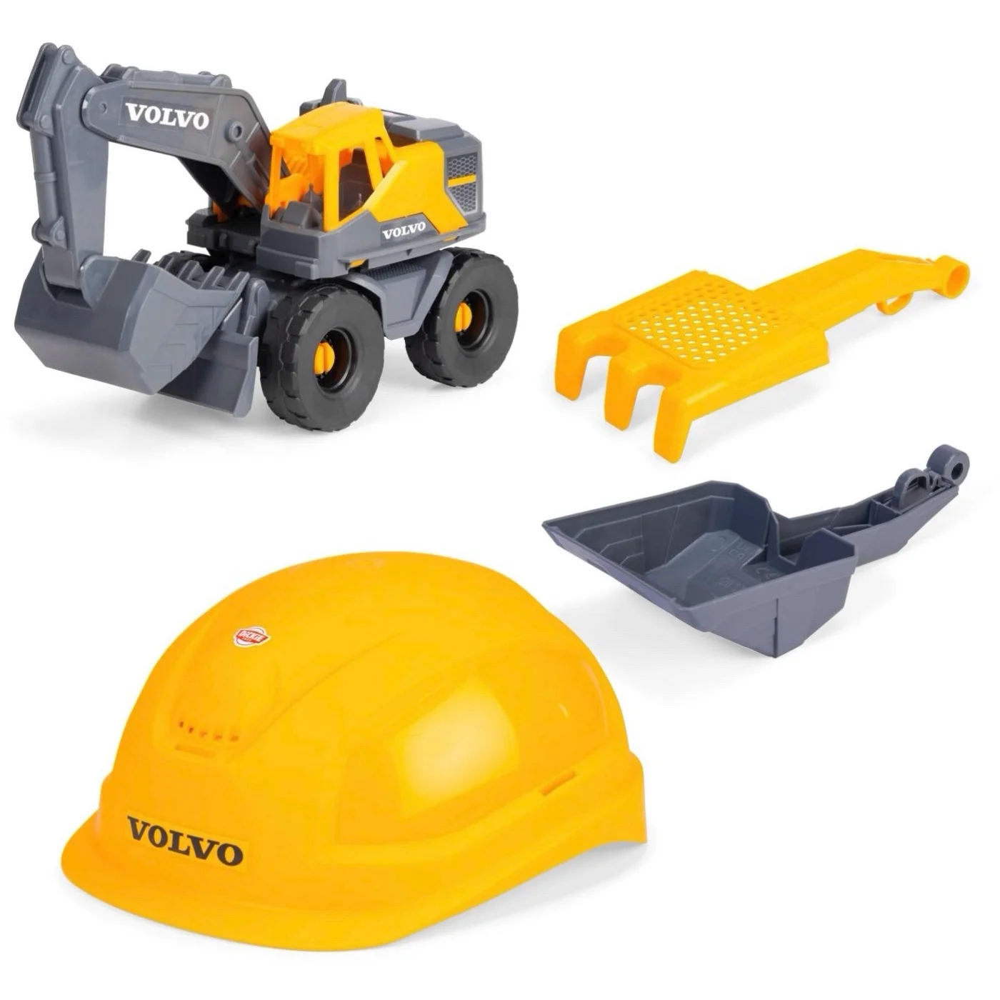 Volvo Grävmaskin + Hjälm - Lekset - Dickie Toys