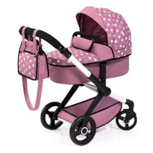Bayer Design Kombi Dockvagn XEO, Pink stars