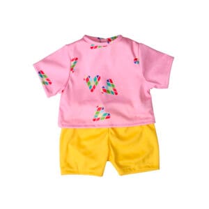 Dockkläder shorts & t-shirt 41-46 cm