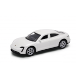Porsche Turbo Taycan S - Vit - Welly - 7 cm