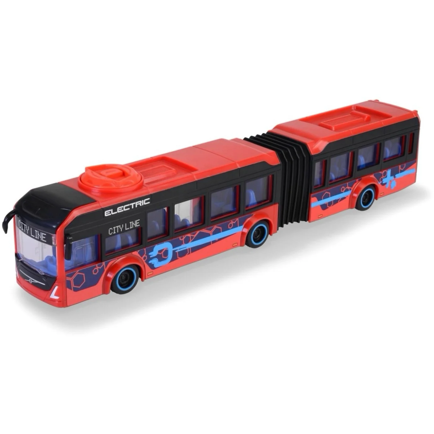 Volvo City Bus - Röd - Dicke Toys - 40 cm