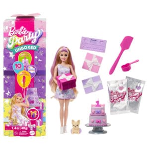 Barbie Party Unboxed Docka Blont hår