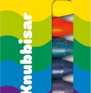 Kärnan Färgkritor Knubbisar 8 st