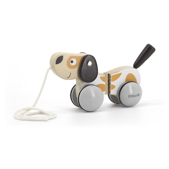 Viga - Dragleksak Hund I Trä