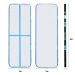 AirTrack | Luftvoltbana | Smidig montering och förvaring | 3x1m | Blå