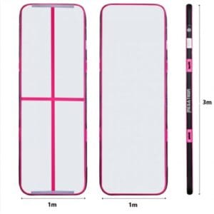 AirTrack | Luftvoltbana | Smidig montering och förvaring | 3x1m | Rosa