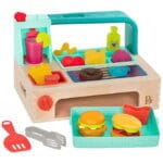 B. toys Leksakskök - 30 Delar - Hamburgarstation