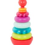 B. toys Stapelleksaker - Rainbow Ringar - 9 Delar