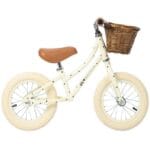 Banwood Springcykel - First Go! - Creme m. Stjärnor