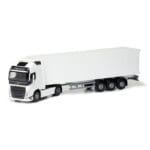 Emek leksaksbil transportbil volvo fh vit 1:25
