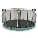 Exit Allure Premium Nedgrävd Studsmatta Ø427Cm - Grön