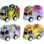 Färgglad leksaks-lastbil osort.