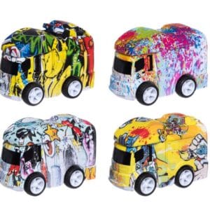 Färgglad leksaks-lastbil osort.