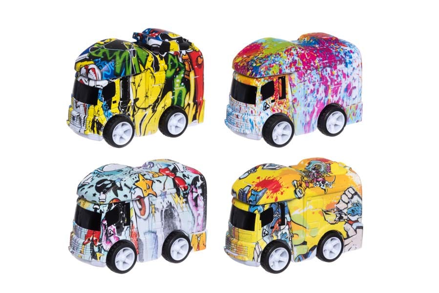 Färgglad leksaks-lastbil osort.