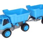 Lastbil med släp 55,5 cm - Grå/Blå