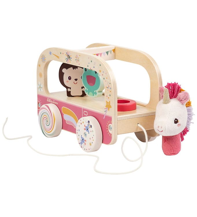Lilliputiens Dragleksaker - Lena Magic Twist-buss