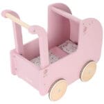 Little Dutch Dockvagn - Trä - Rosa