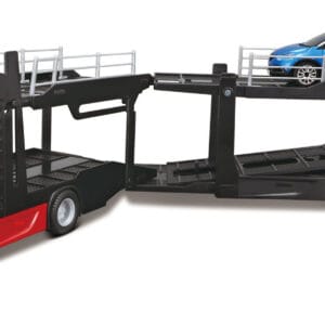 Mercedes-Benz Transport-lastbil med bil - Röd