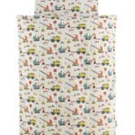 Nørgaard Madsens Sängkläder - Baby - Beige m. Grävmaskiner