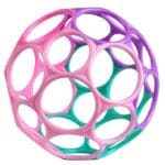 Oball Classic Boll - 8 cm - Rosa/Green/Lila/Rosa