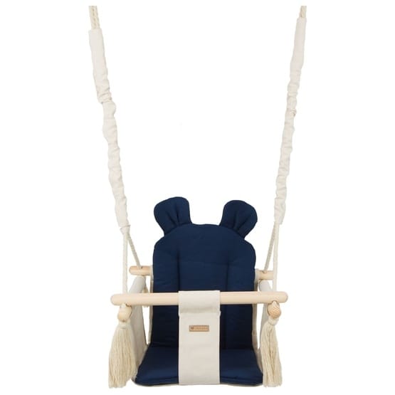 PQP Babygunga Med Öron - Cream Och Navy