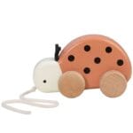 Sebra Dragleksak - Trä - Nyckelpigan Luca